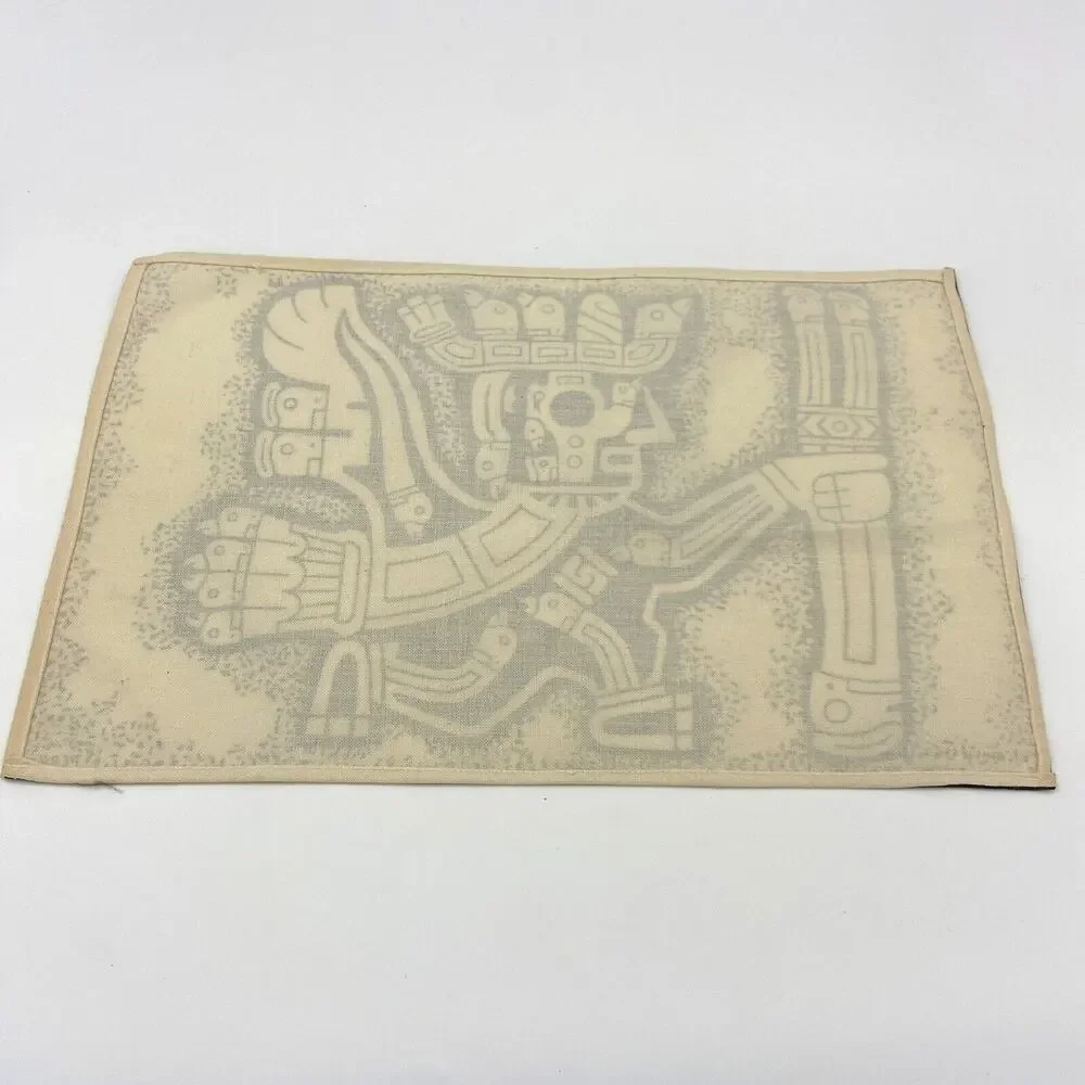 4 Placemats made In Peru Placemats Tiwanaku Inca Warrior Machu Picchu Prints